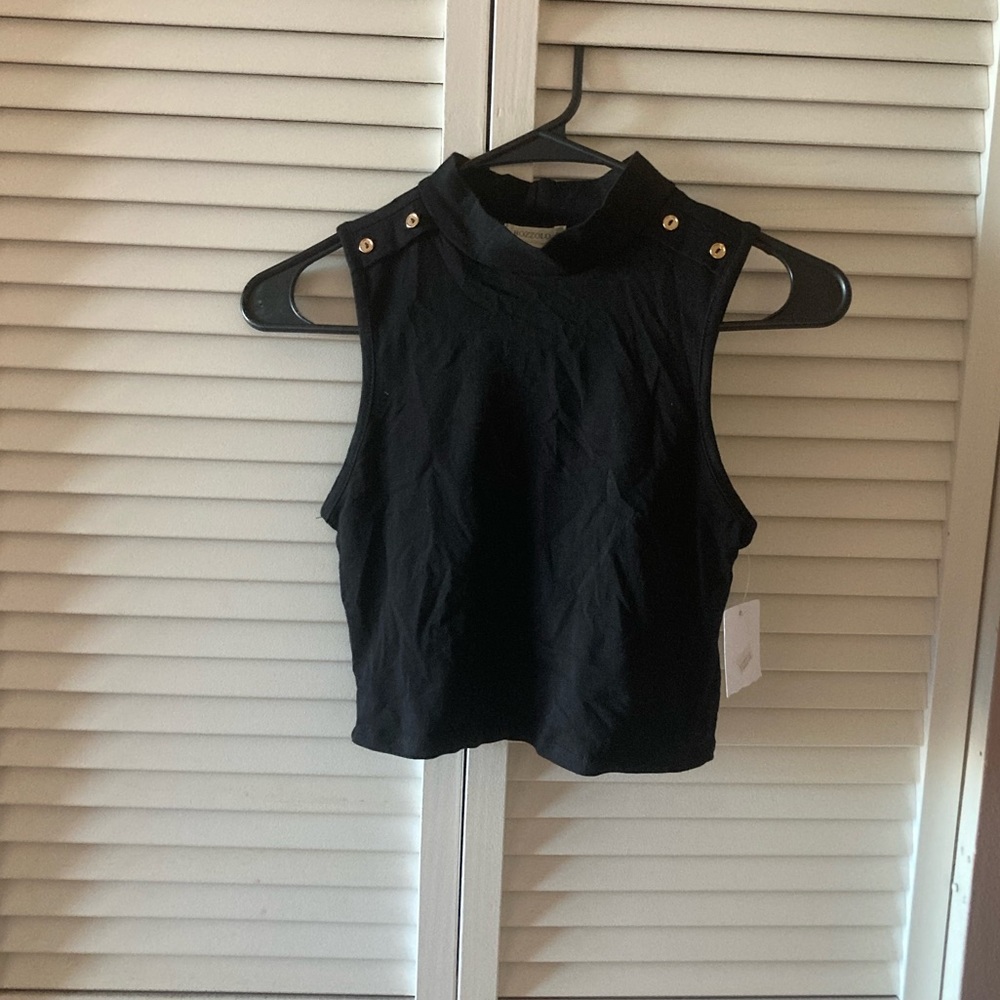 Black Crop Top